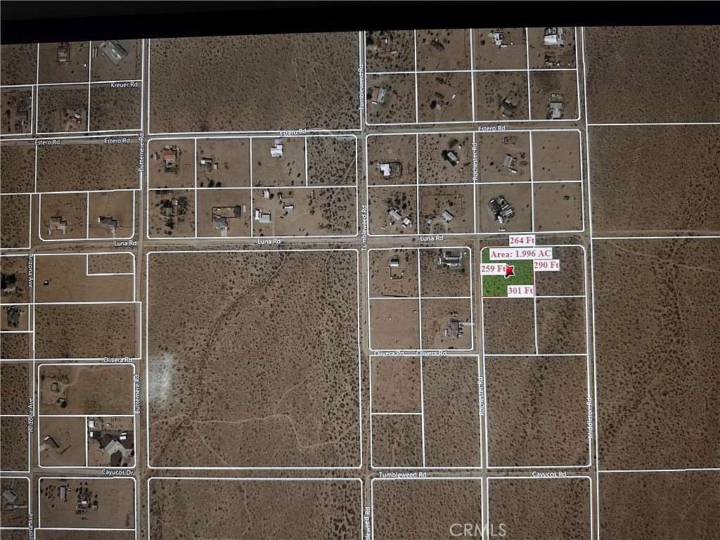 2 Acres of Residential Land for Sale in Phelan, California