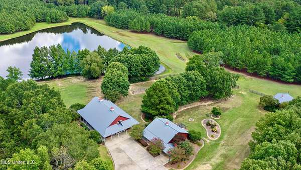 29.6 Acres of Land with Home for Sale in Flora, Mississippi
