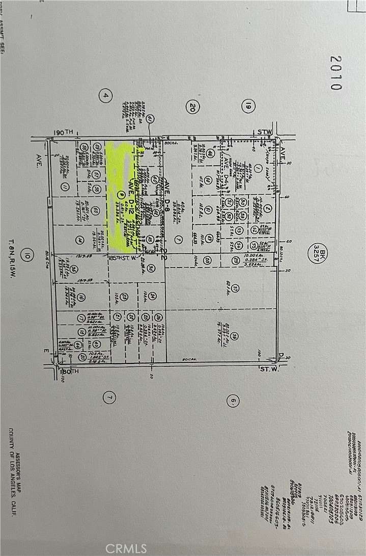 39.8 Acres of Land for Sale in Lancaster, California