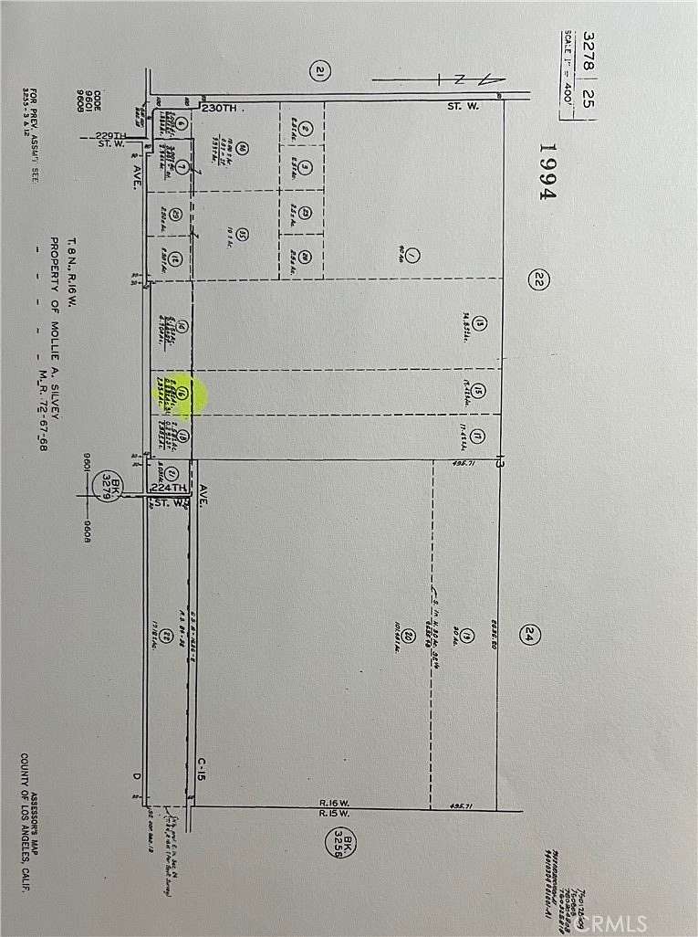 2.4 Acres of Land for Sale in Fairmont, California