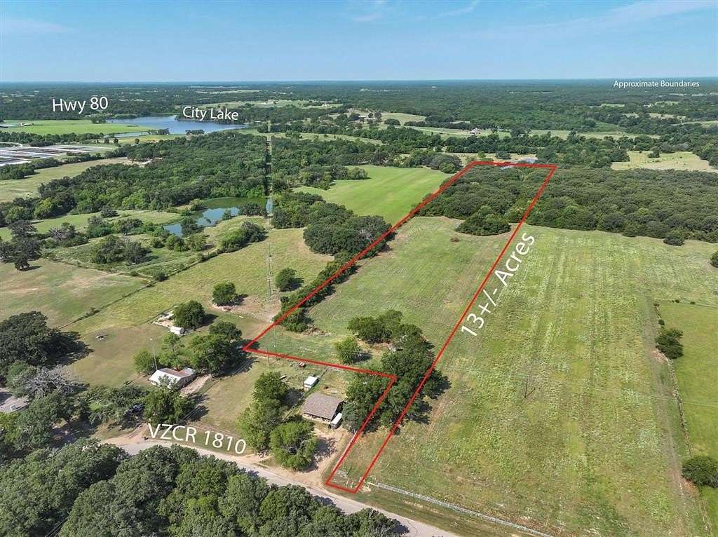 13 Acres of Agricultural Land for Sale in Grand Saline, Texas