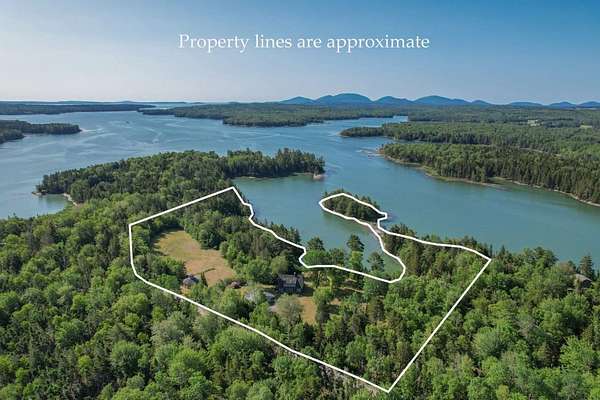 10 Acres of Residential Land with Home for Sale in Lamoine Town, Maine