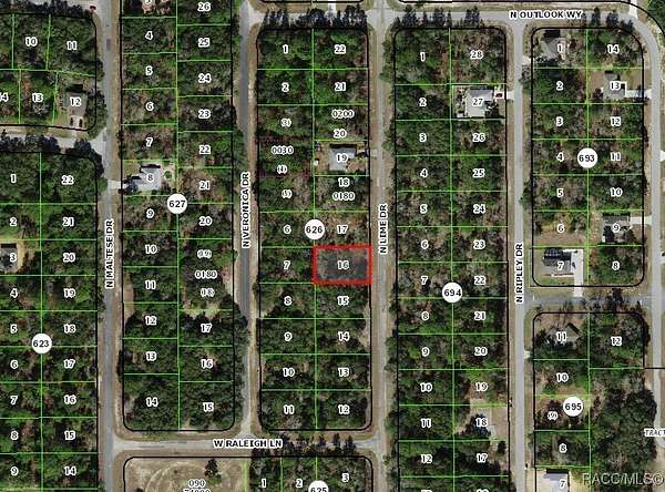 0.23 Acres of Residential Land for Sale in Citrus Springs, Florida