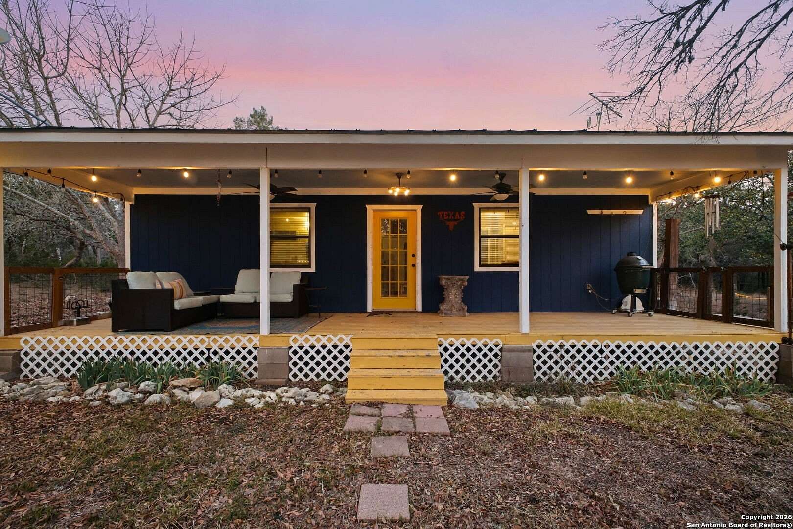 7.8 Acres of Residential Land with Home for Sale in Blanco, Texas