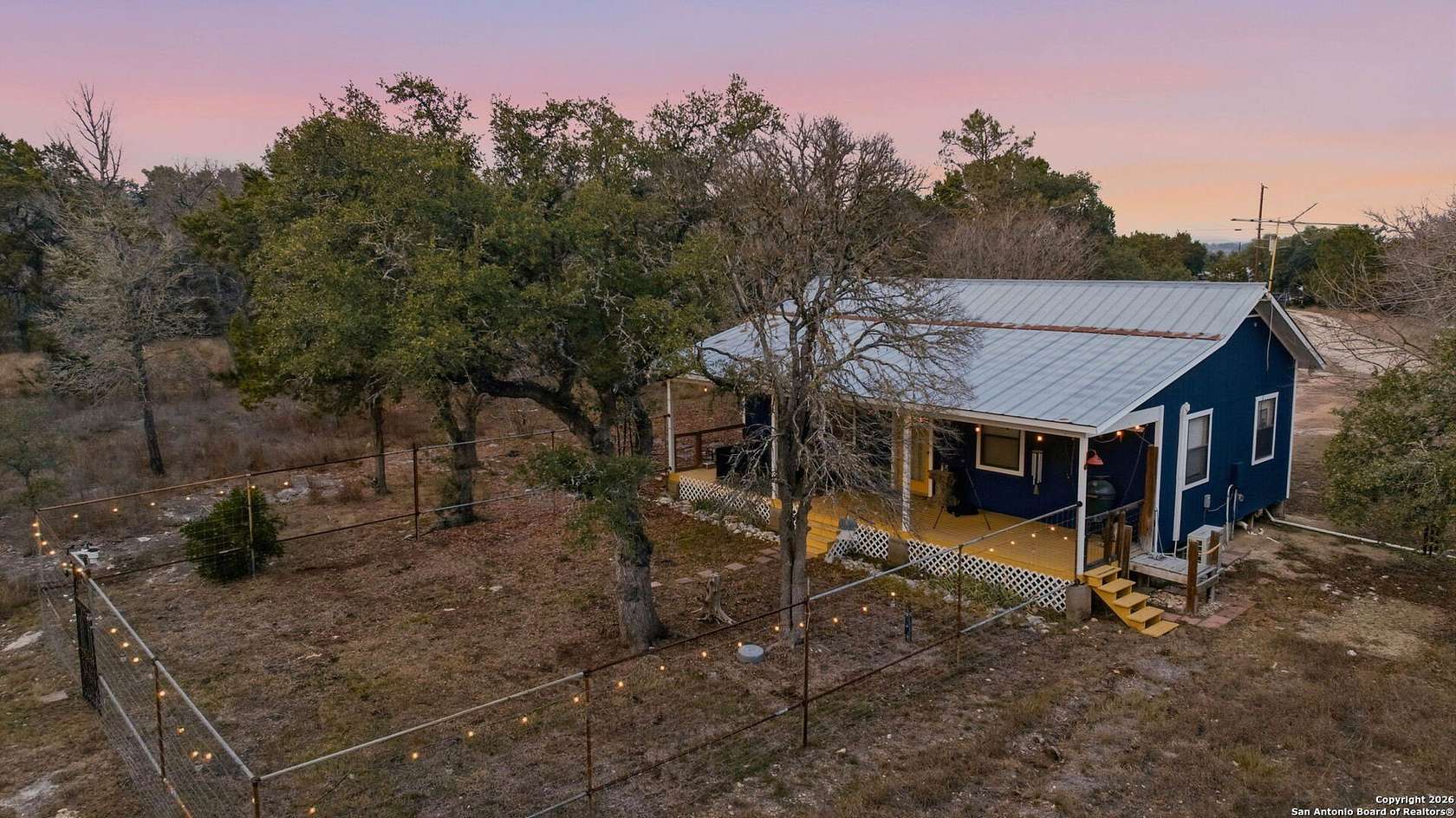 7.8 Acres of Land with Home for Sale in Blanco, Texas