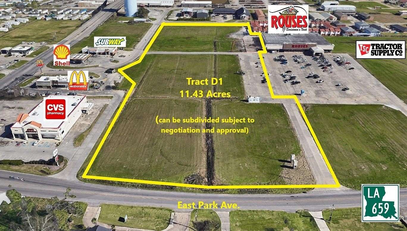 11.4 Acres of Commercial Land for Sale in Houma, Louisiana