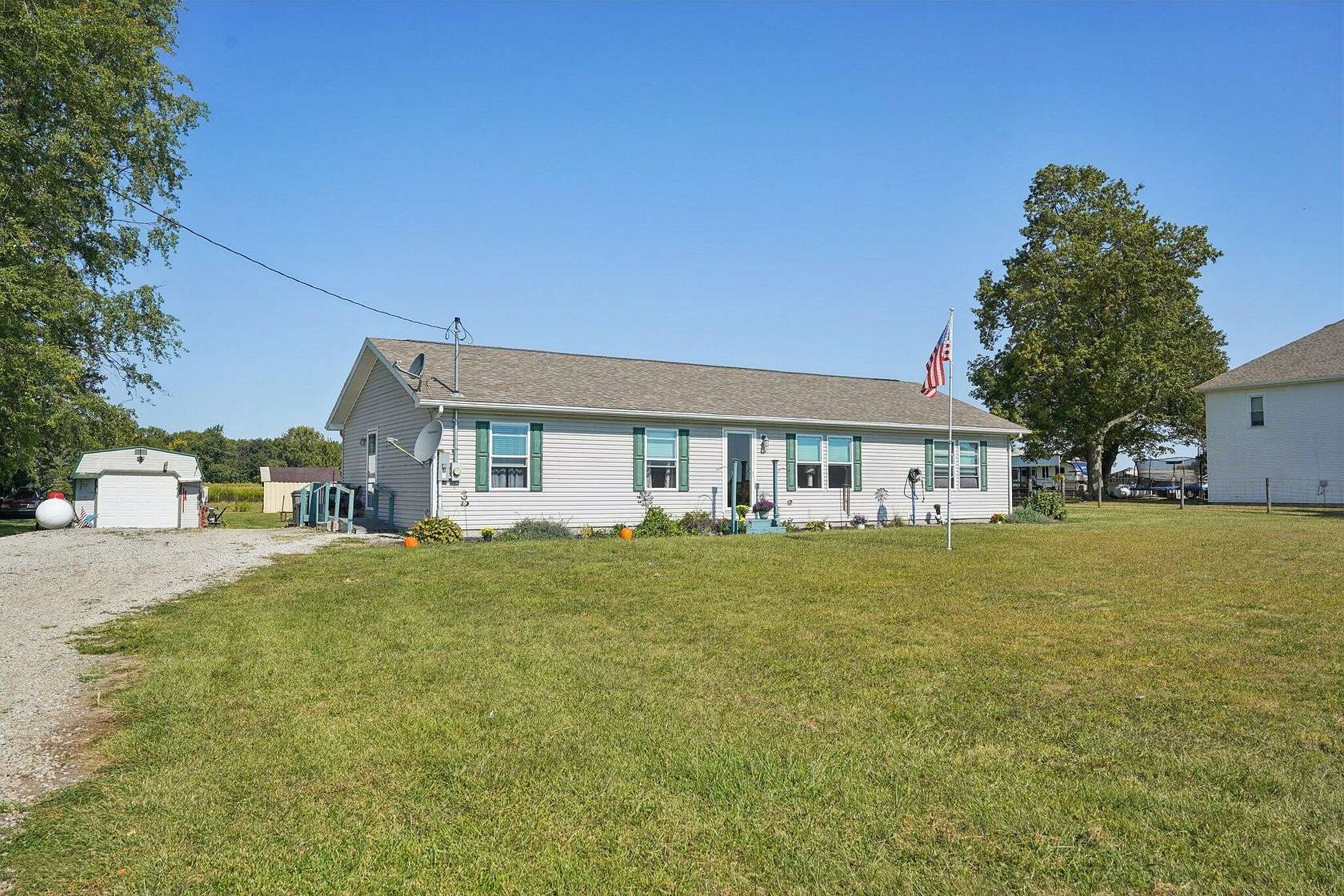 2 Acres of Residential Land with Home for Sale in South Vienna, Ohio