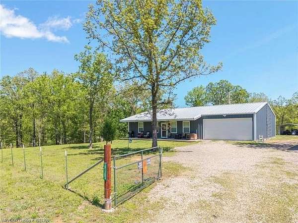 30 Acres of Recreational Land with Home for Sale in Muldrow, Oklahoma