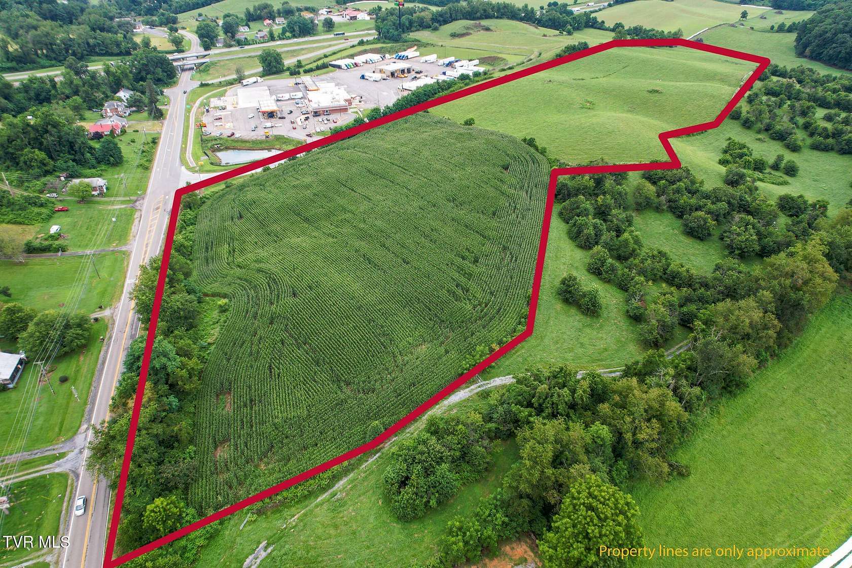 19.6 Acres of Agricultural Land for Sale in Meadowview, Virginia