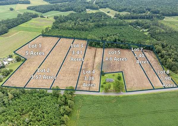 4.8 Acres of Residential Land for Sale in Nichols, South Carolina