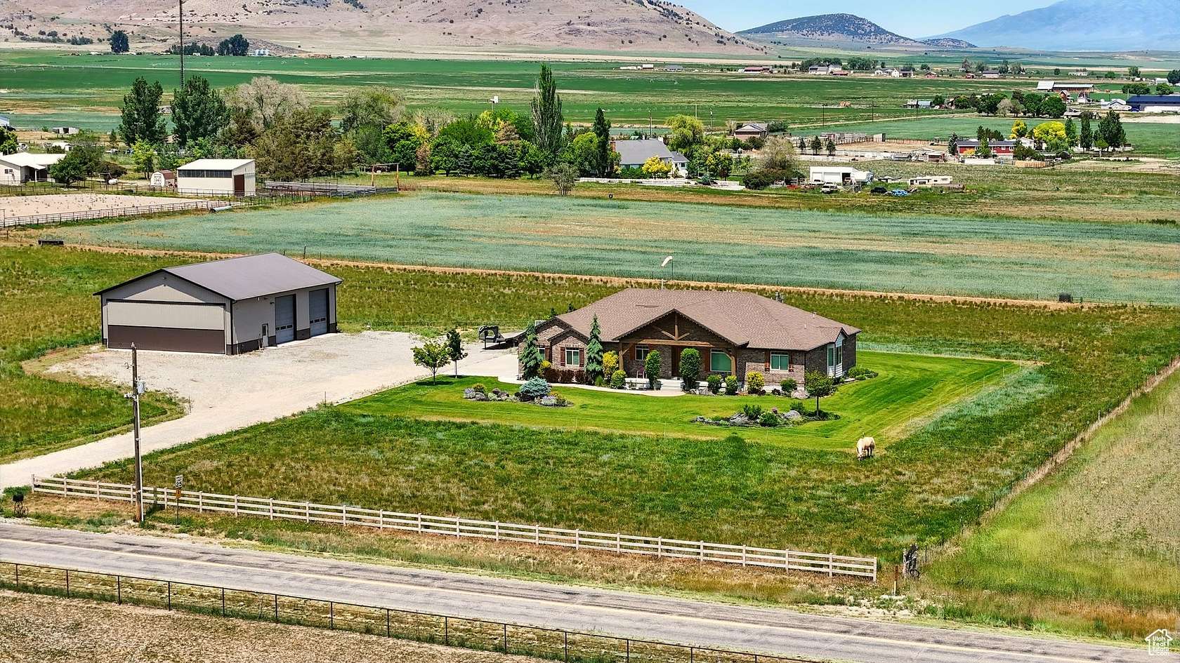 6 Acres of Residential Land with Home for Sale in Portage, Utah