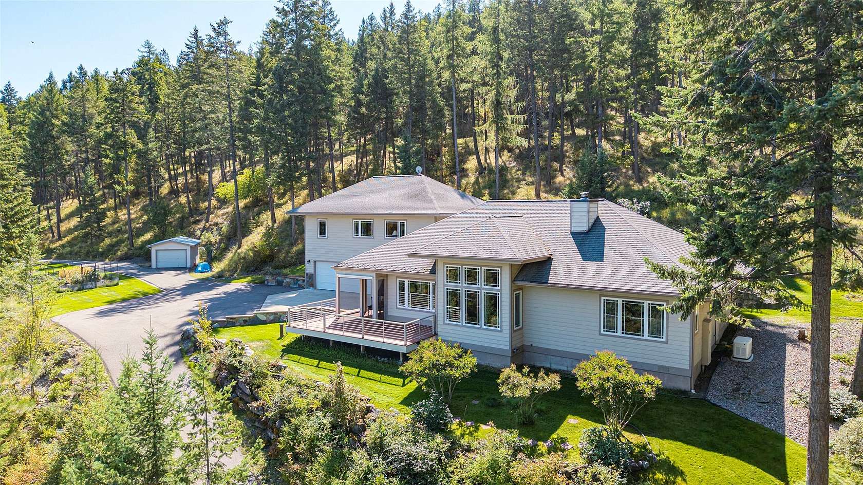 3.33 Acres of Land with Home for Sale in Lakeside, Montana