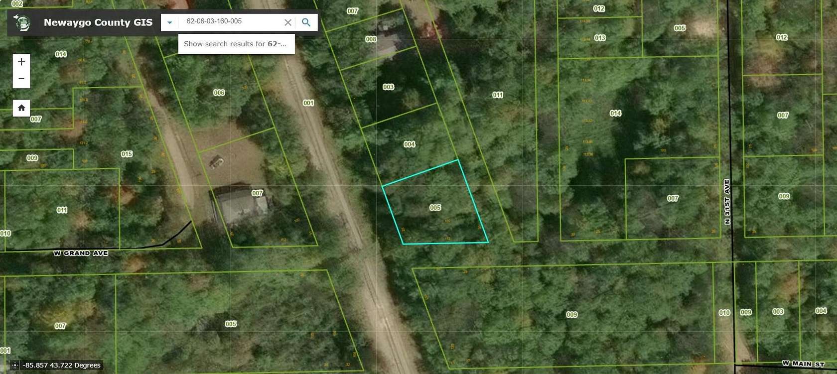 0.21 Acres of Land for Sale in Bitely, Michigan