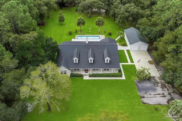4 Acres of Land with Home for Sale in Pensacola, Florida