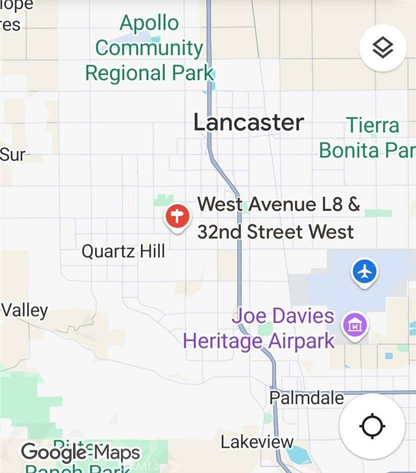 9.83 Acres of Residential Land for Sale in Lancaster, California