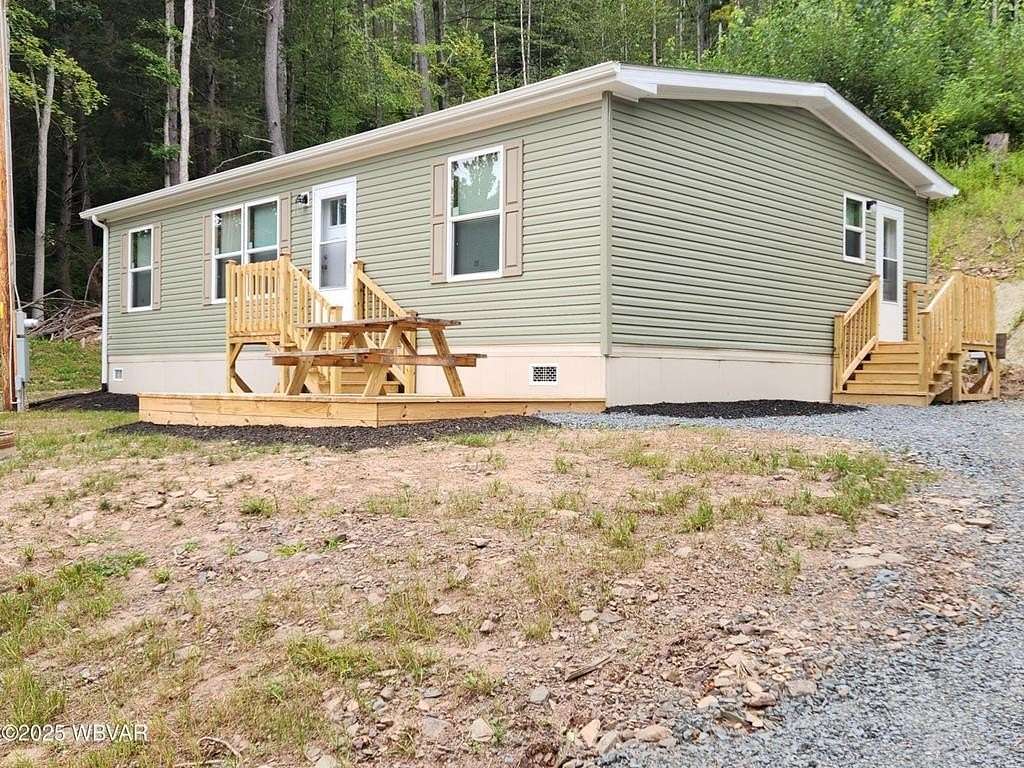 15.7 Acres of Land with Home for Sale in Forksville, Pennsylvania