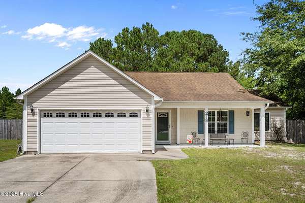 1.5 Acres of Residential Land with Home for Sale in Holly Ridge, North Carolina