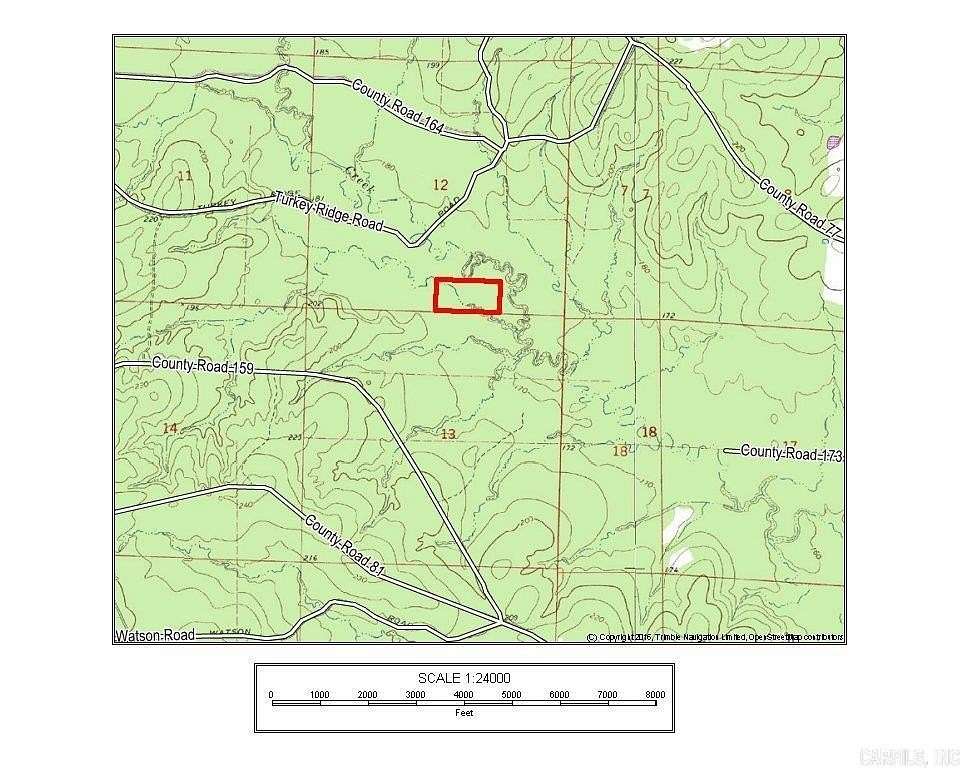 20 Acres of Recreational Land for Sale in Hampton, Arkansas
