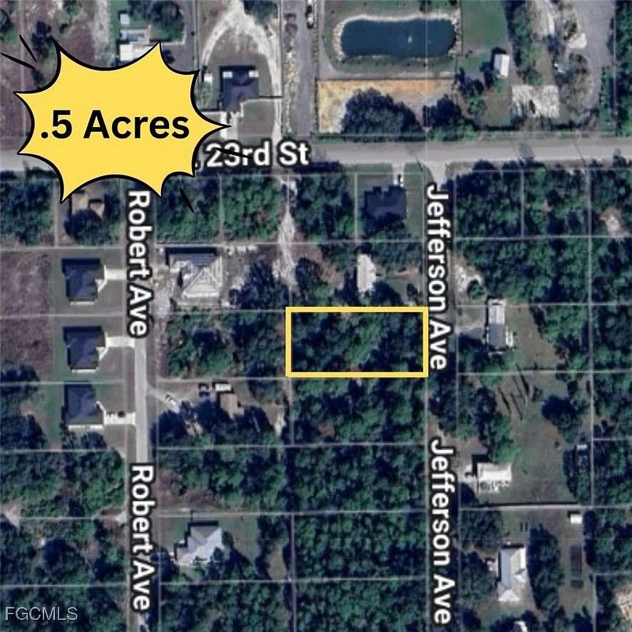 0.5 Acres of Residential Land for Sale in Alva, Florida