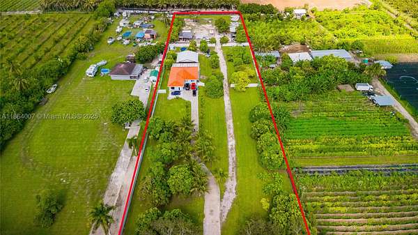 2.35 Acres of Land with Home for Sale in Homestead, Florida