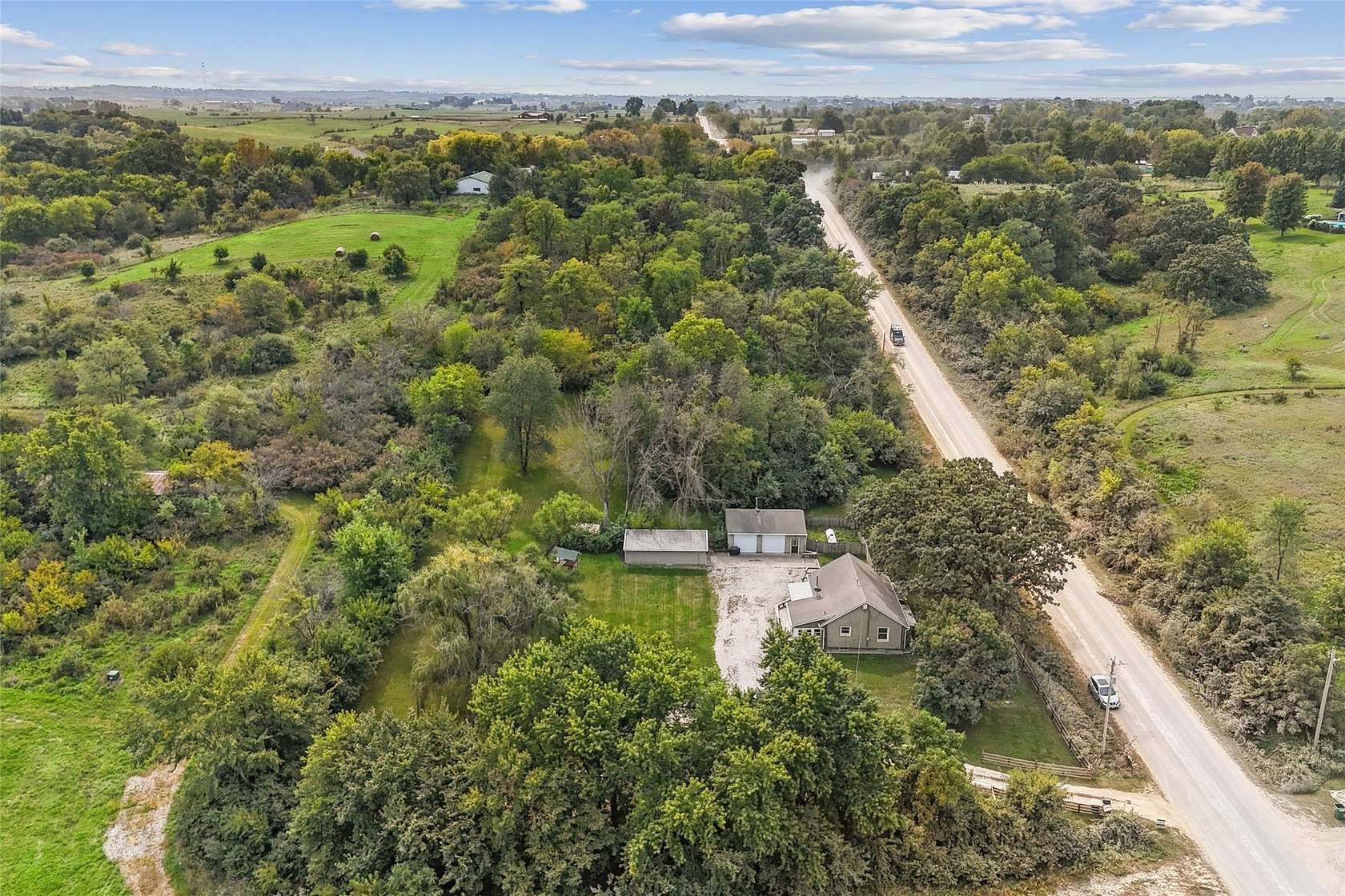 1.74 Acres of Residential Land with Home for Sale in Cumming, Iowa