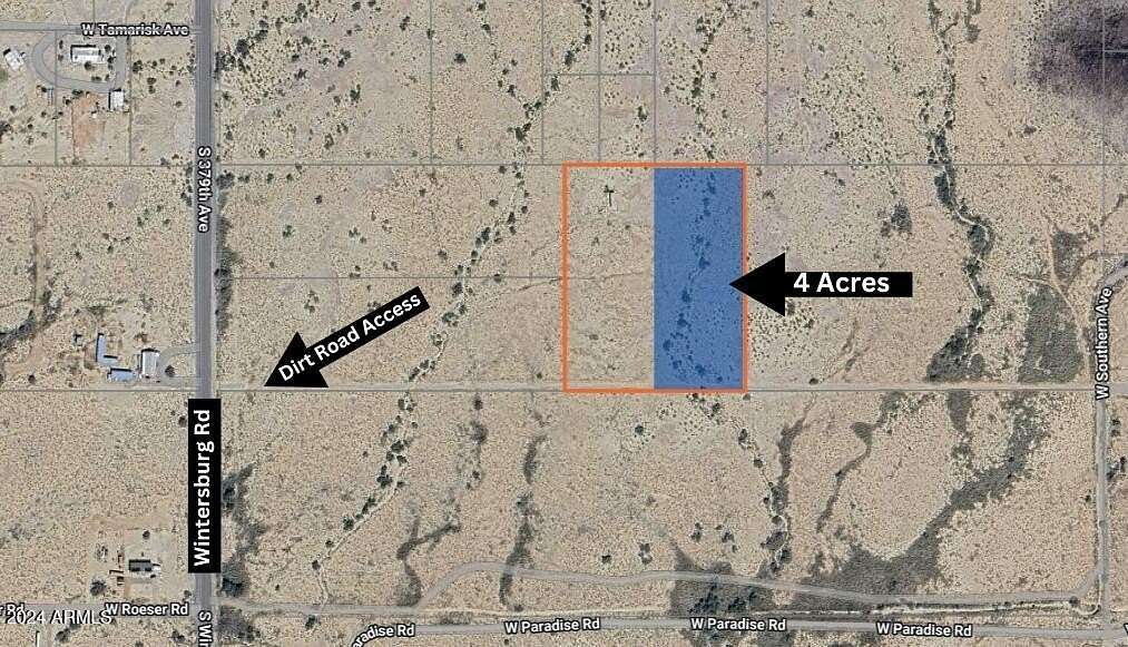 4 Acres of Residential Land for Sale in Tonopah, Arizona
