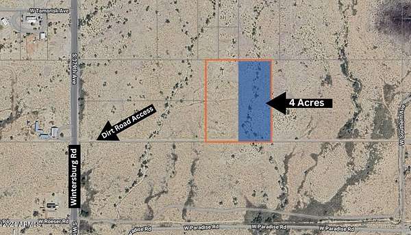 4 Acres of Residential Land for Sale in Tonopah, Arizona