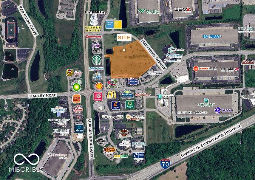 14.5 Acres of Mixed-Use Land for Sale in Plainfield, Indiana