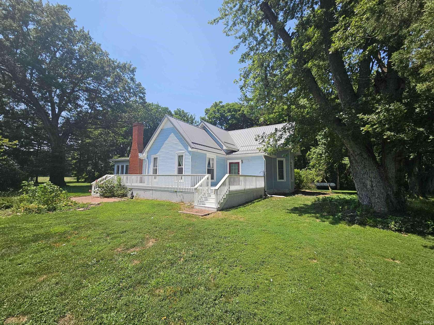 26.5 Acres of Land with Home for Sale in Wheatland, Indiana