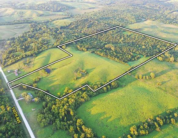 65.5 Acres of Recreational Land & Farm for Sale in Lacona, Iowa