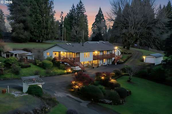 10.4 Acres of Land with Home for Sale in Rainier, Oregon