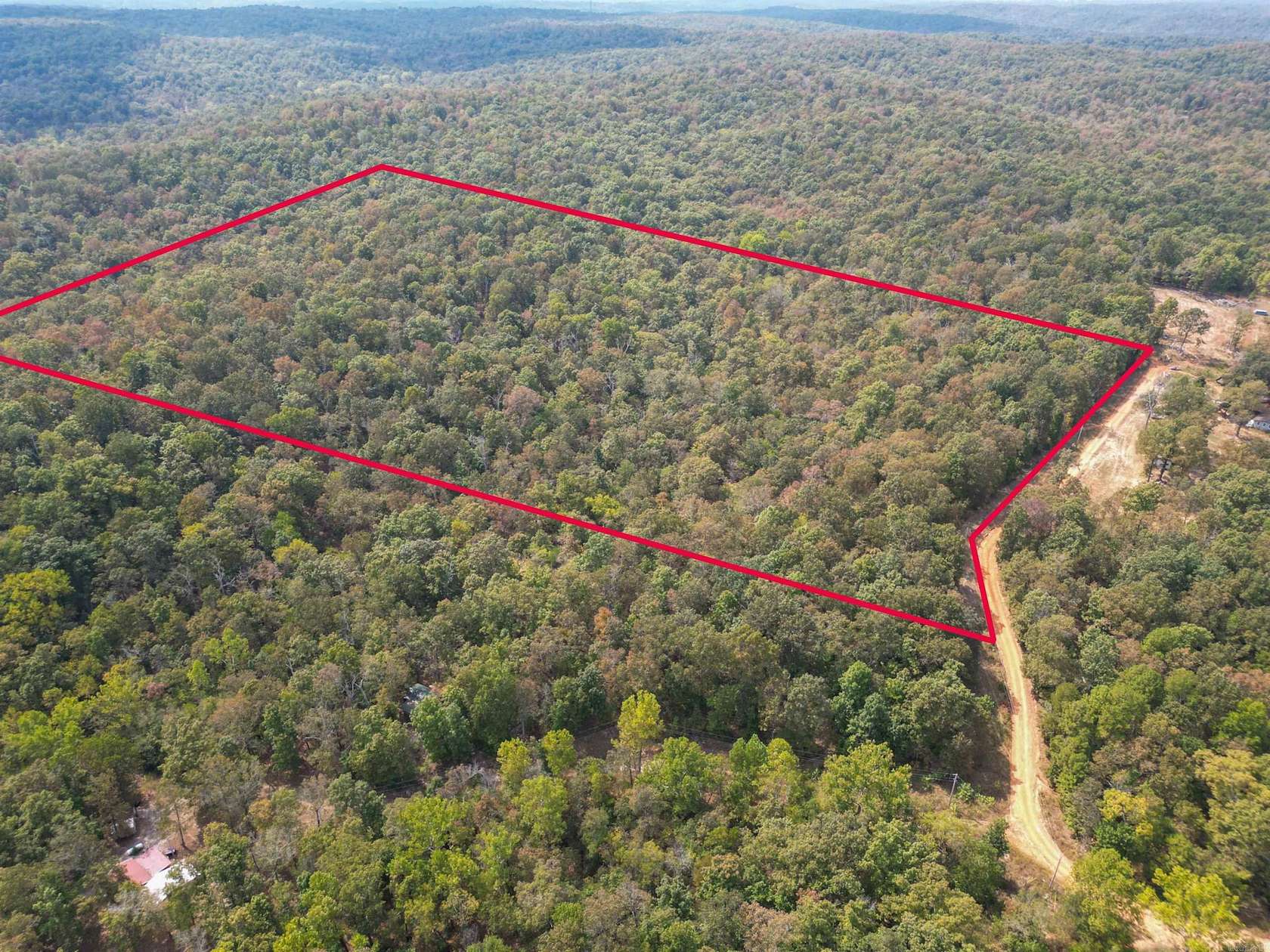 15.7 Acres of Recreational Land for Sale in Hardy, Arkansas