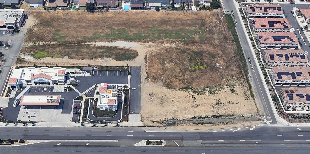 5.14 Acres of Commercial Land for Sale in Rialto, California