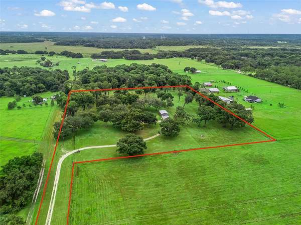 10 Acres of Land with Home for Sale in Bushnell, Florida