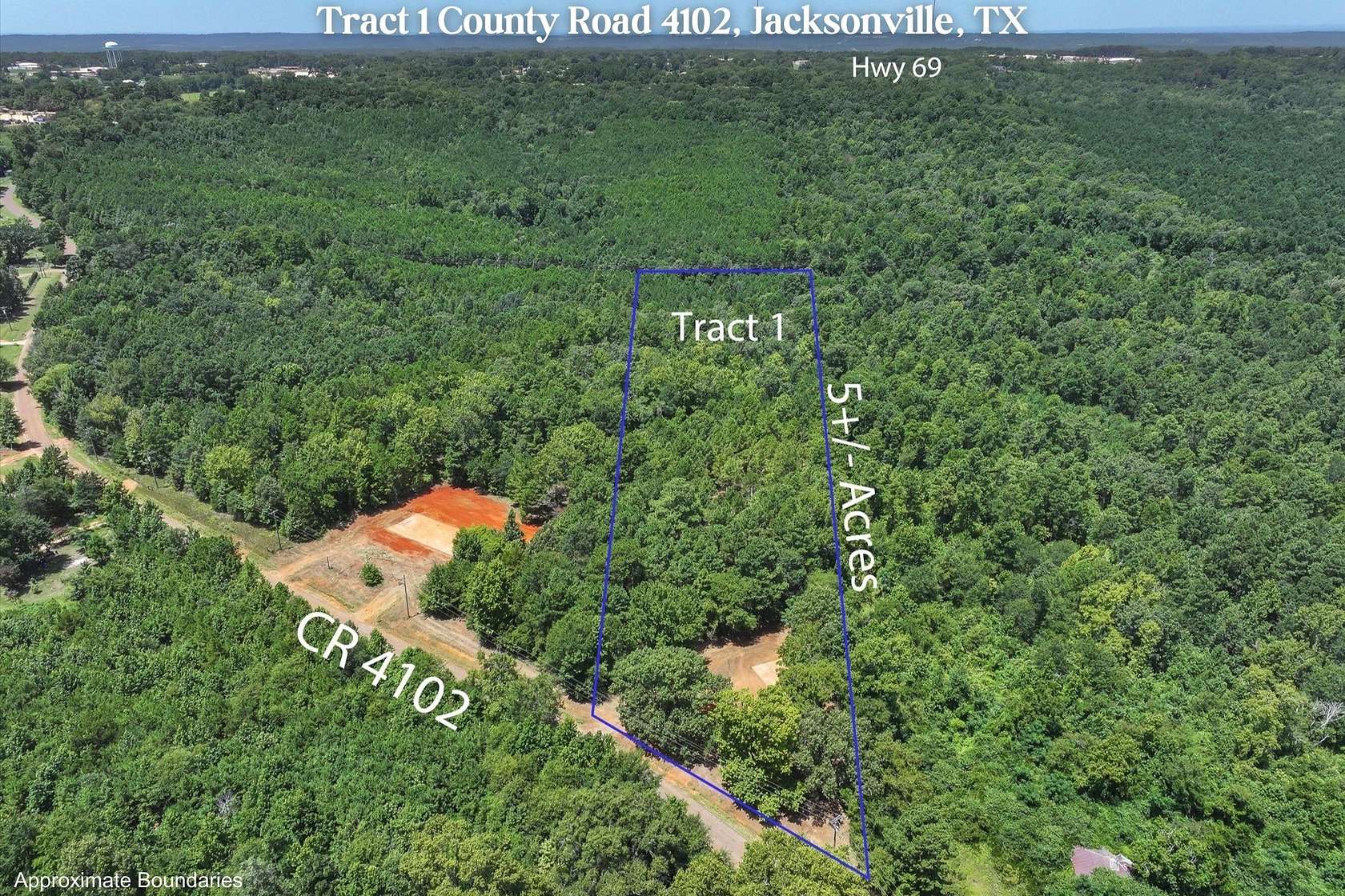 5 Acres of Residential Land for Sale in Jacksonville, Texas