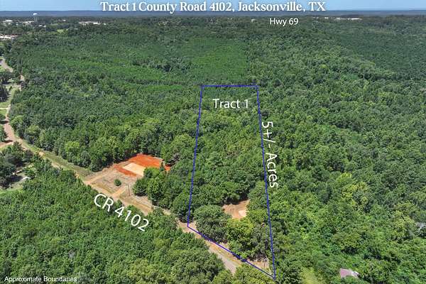 5 Acres of Residential Land for Sale in Jacksonville, Texas