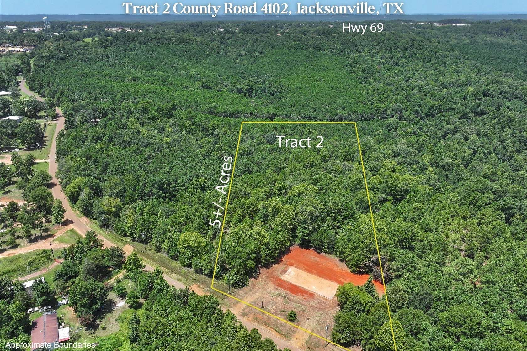5 Acres of Residential Land for Sale in Jacksonville, Texas