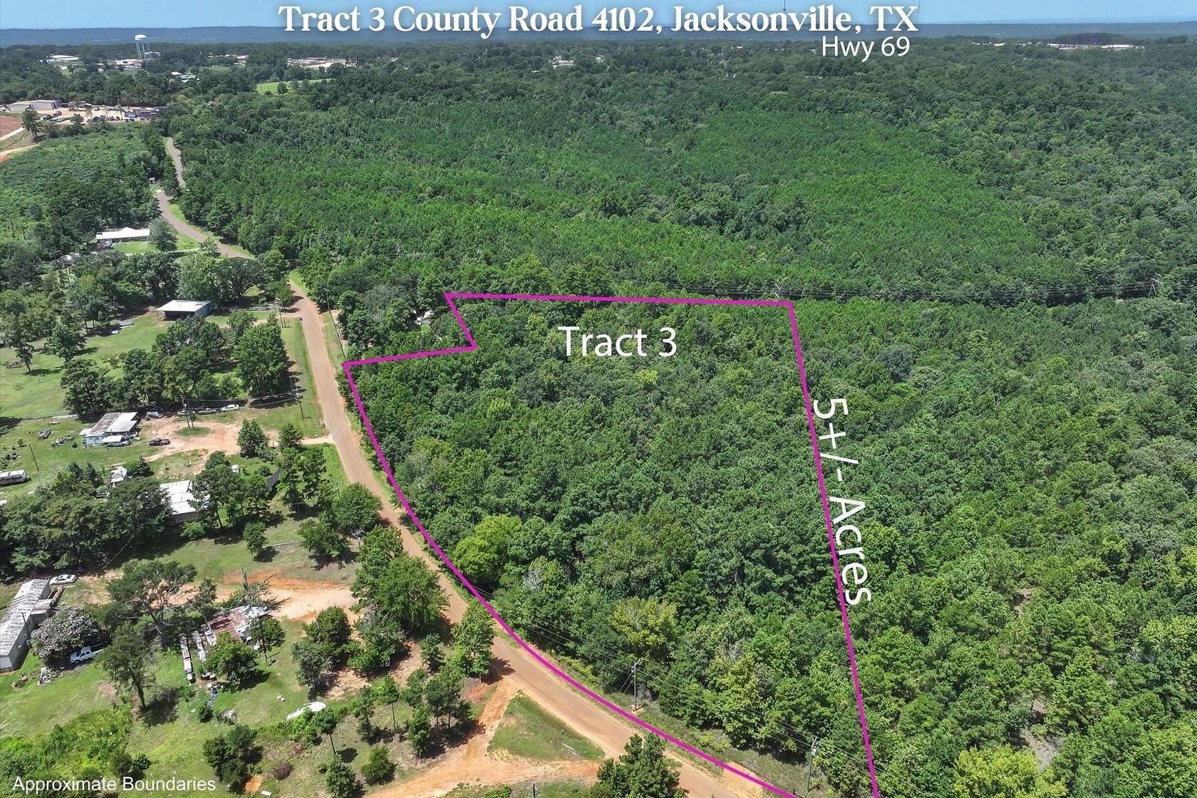 5 Acres of Residential Land for Sale in Jacksonville, Texas