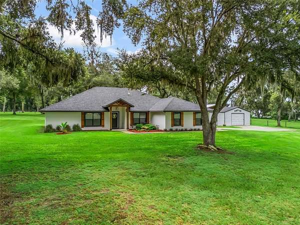 24.5 Acres of Agricultural Land with Home for Sale in Bushnell, Florida