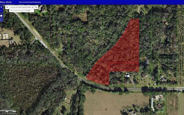7.1 Acres of Land for Sale in Dade City, Florida