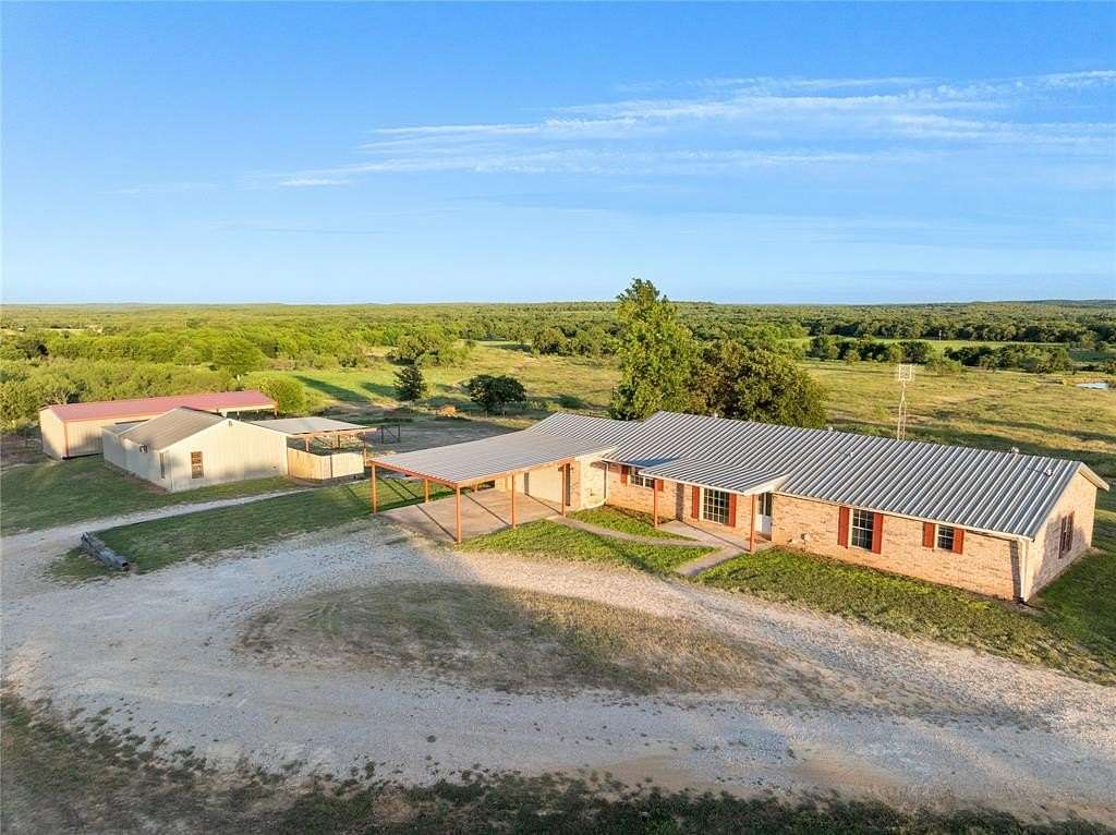 13 Acres of Land with Home for Sale in Bowie, Texas