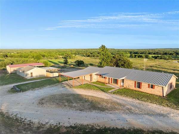 12 Acres of Land with Home for Sale in Bowie, Texas