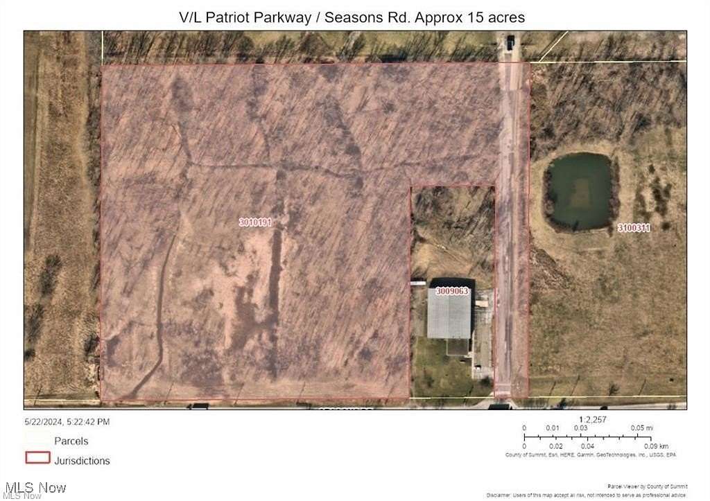 17.3 Acres of Commercial Land for Sale in Hudson, Ohio