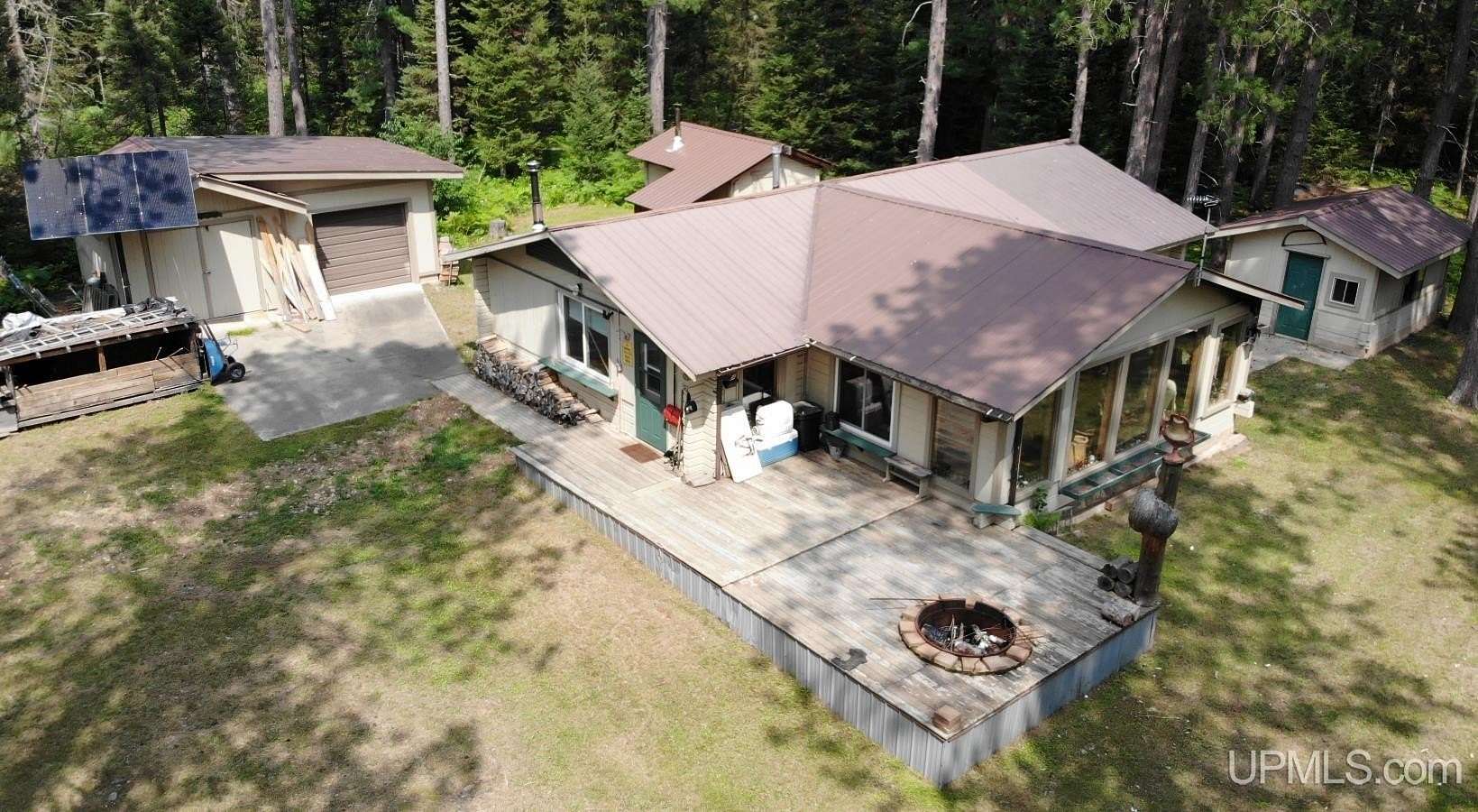 36.2 Acres of Recreational Land with Home for Sale in Iron River Township, Michigan