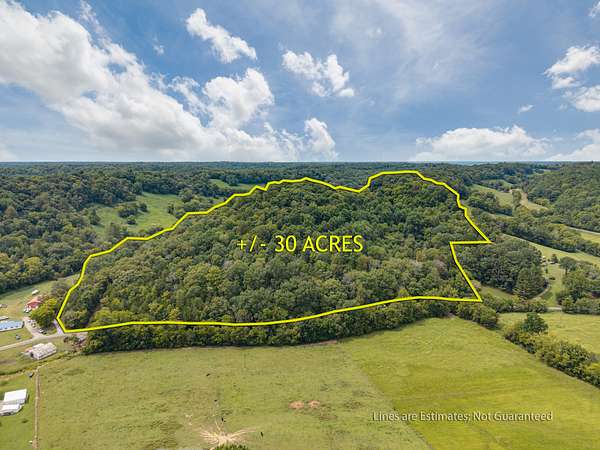 30.8 Acres of Recreational Land for Sale in Pulaski, Tennessee