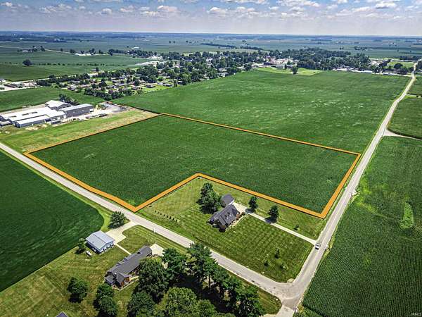 12.8 Acres of Agricultural Land for Auction in Poseyville, Indiana