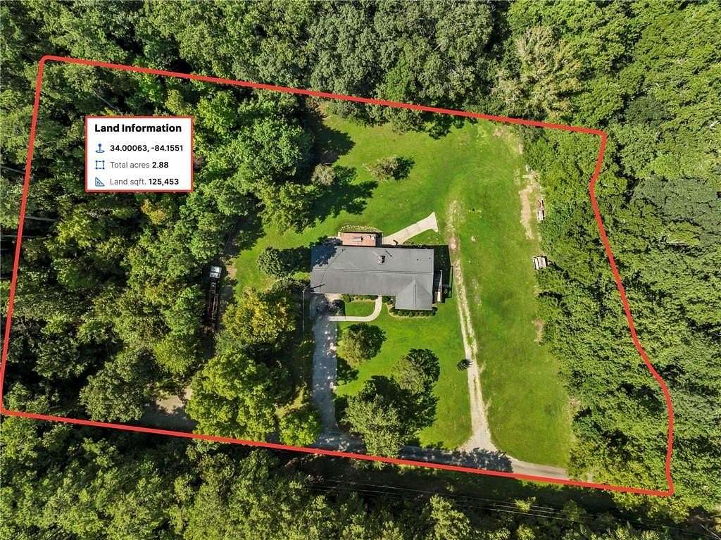 2.88 Acres of Residential Land with Home for Sale in Duluth, Georgia