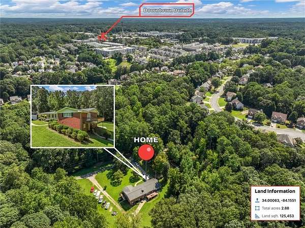 2.88 Acres of Residential Land for Sale in Duluth, Georgia