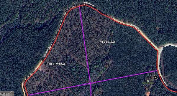 19 Acres of Recreational Land for Sale in Franklin, Georgia