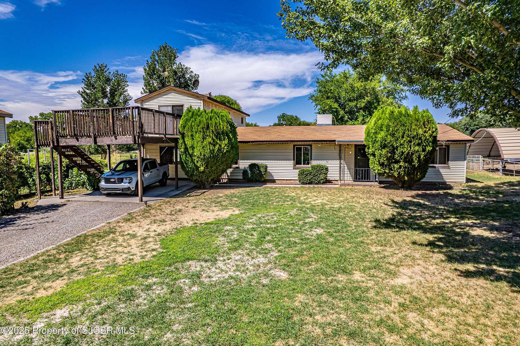 7.8 Acres of Land with Home for Sale in Aztec, New Mexico